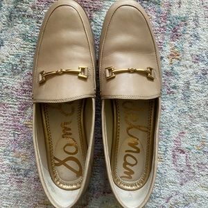 Sam Edelman Lorraine Rose Nude Leather Loafers
